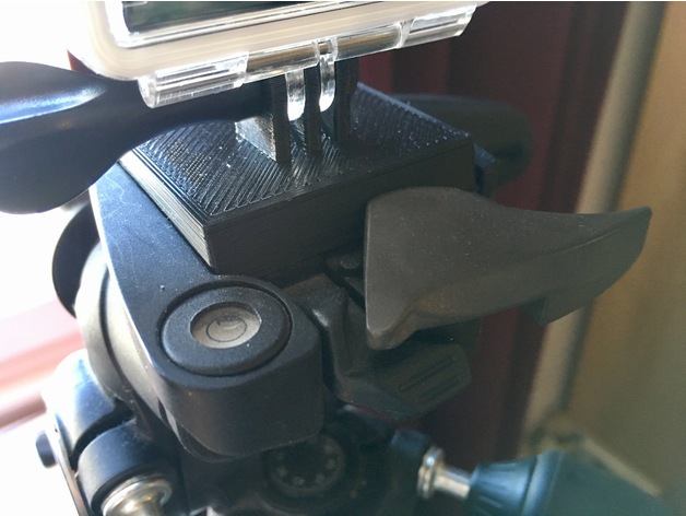 Manfrotto quickplate GoPro mount