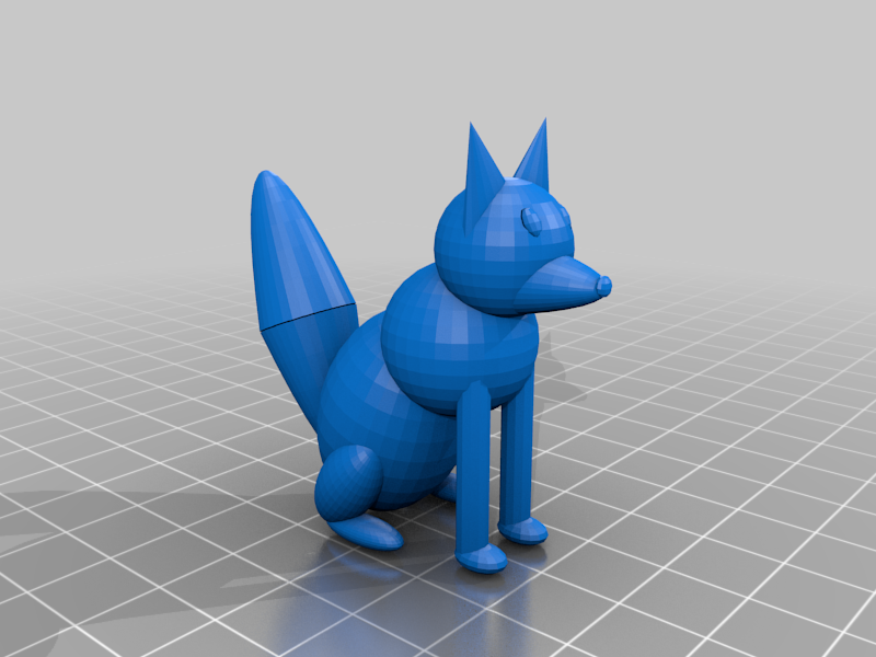 Sitting Fox