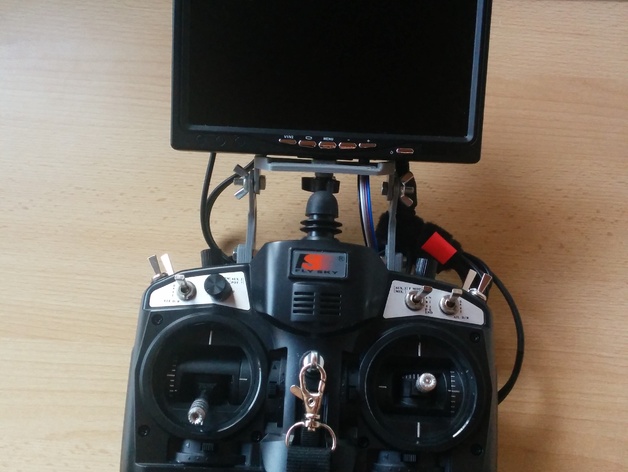 FPV monitor mount for FS-TH9X