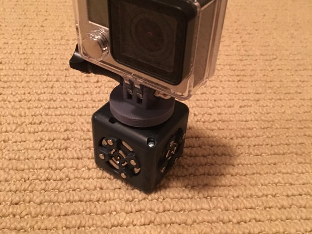 Cubelets GoPro camera adapter