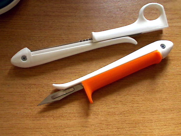 safety scalpel handle - Mk2