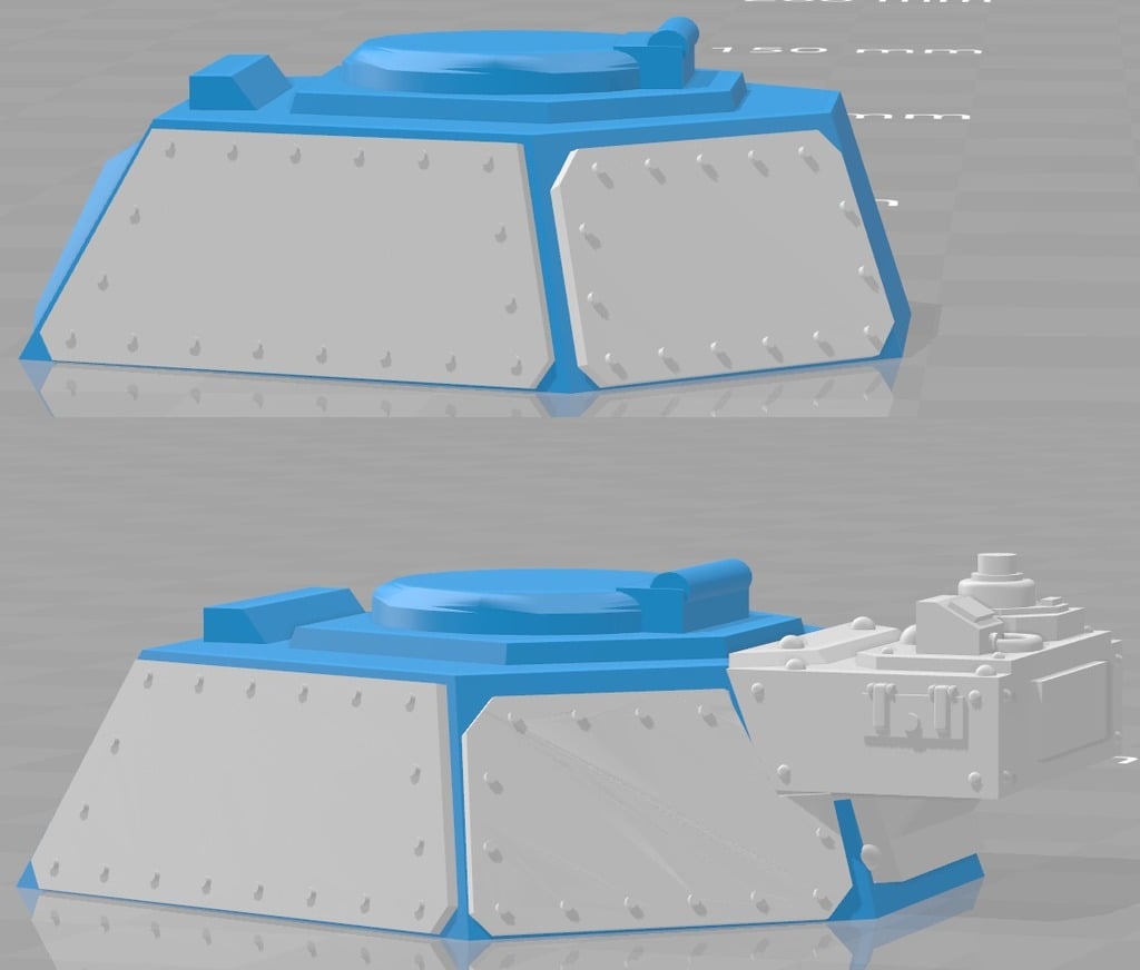 Alternate turret armor for Chimera like vehicles - WH40k 