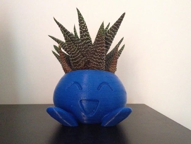 Oddrain Oddish High Poly Planter Printable Without Supports