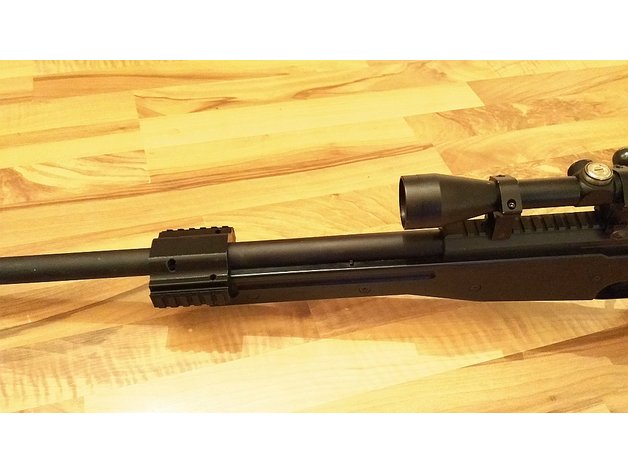 Aw308 sniper barrel holder