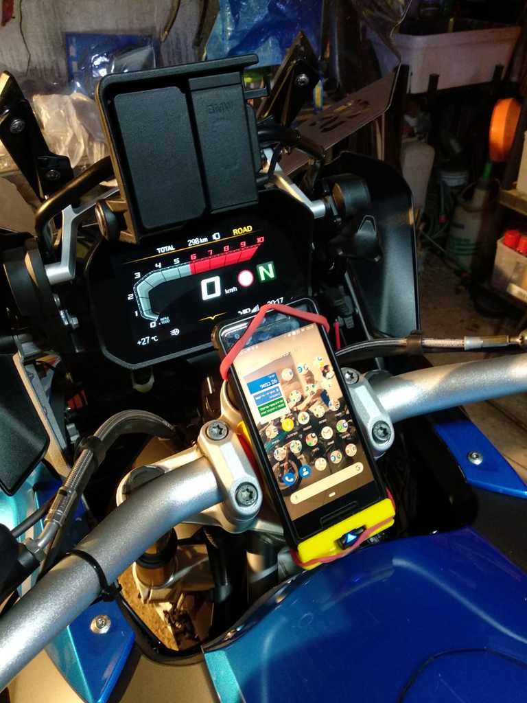 Bike smartphone holder