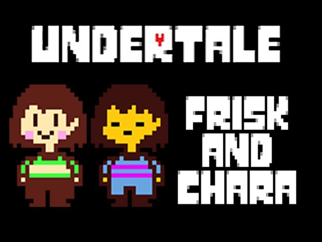 Frisk and Chara - Undertale