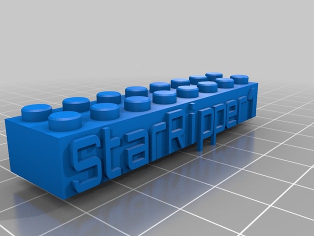 Lego Brick /w Name (StarRipper1)