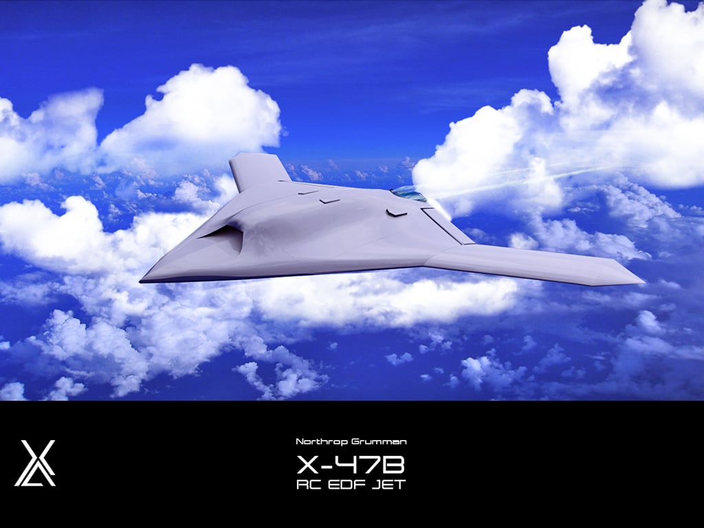 X47 B - RC EDF JET - Ducted Fan - Prototype - Aircraft