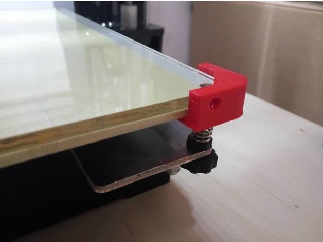 glass heated bed holder
