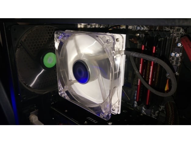 120 to 70 mm dual fan  for  standard amd cooler