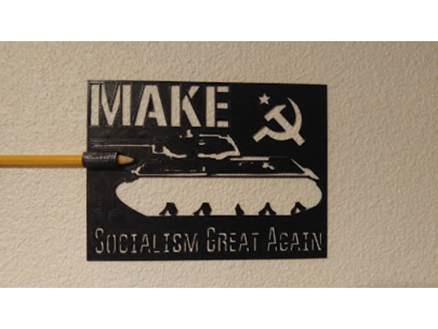 Make Socialism Great Again Stencil