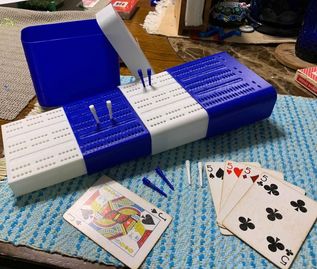 Collapsible Cribbage Board - Print in place