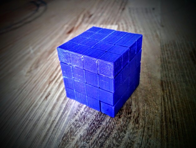 Interlocking Puzzle Cube 4x4