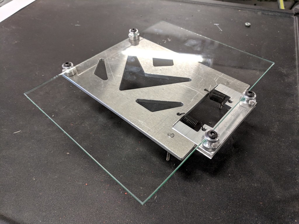 Glass build plate mod for dremel 3D20