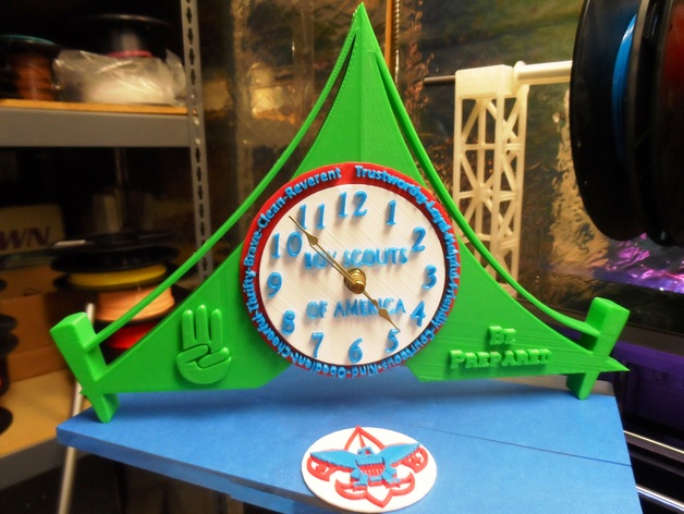 Boy Scouts Clock