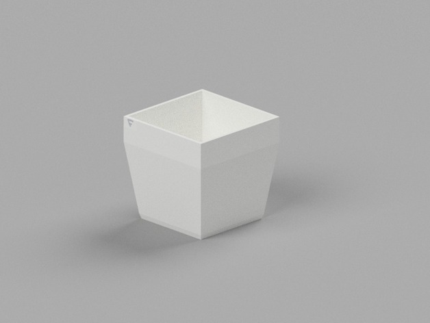 Pot for Rockwool cube