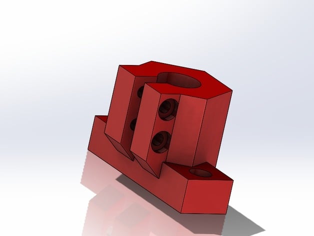 12mm Vertical Shaft Support Block for OpenBeam
