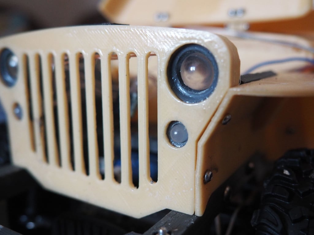 Headlights for RC MB Jeep
