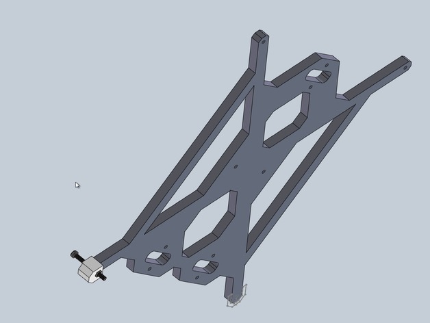 Prusa i3 Metal Y Carriage - Nuts holders - Easy bed levelling