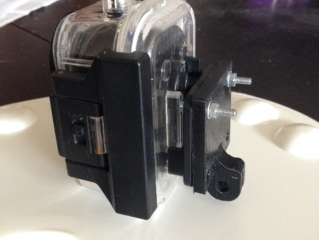 SJ1000-GoPro mount adapter