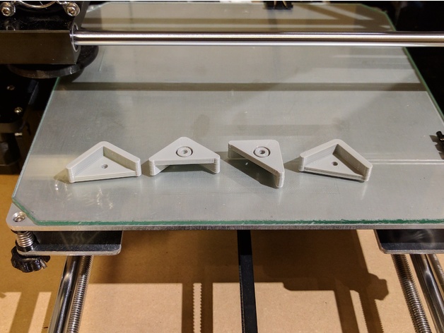 Anet A6 (and A8) Glass Bed Corner Holders