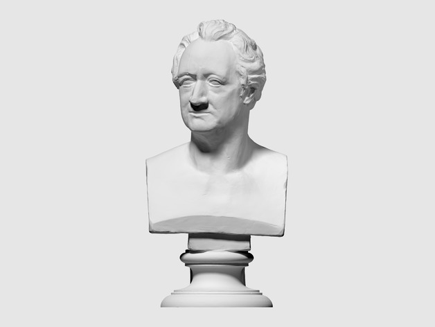 3D scan of Bust of Johann Wolfgang von Goethe
