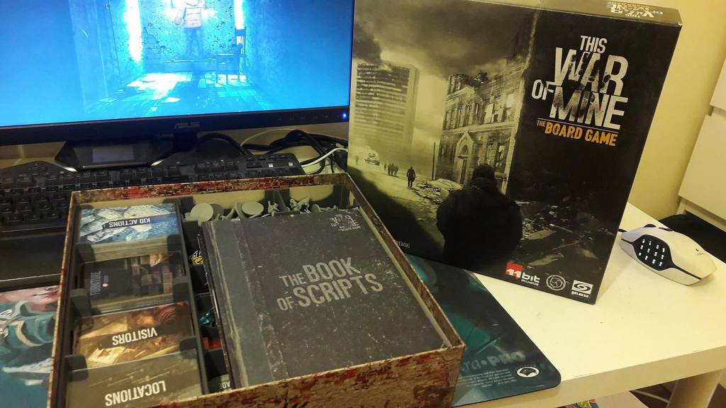 This War of Mine Board Game Organiser Trays