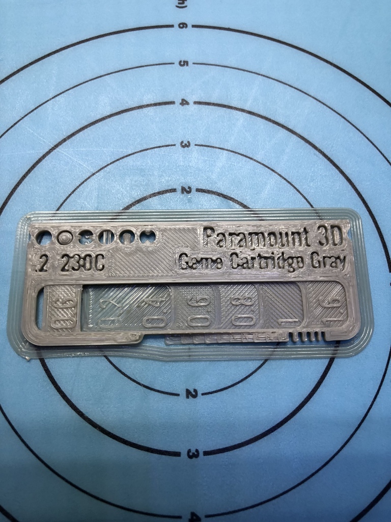 Paramount 3D - Game Cartridge Gray