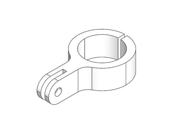 20mm water pipe GoPro Collar
