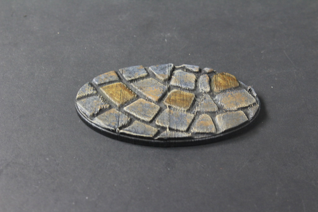 OpenForge Miniature Bases: Cobble (Oval)