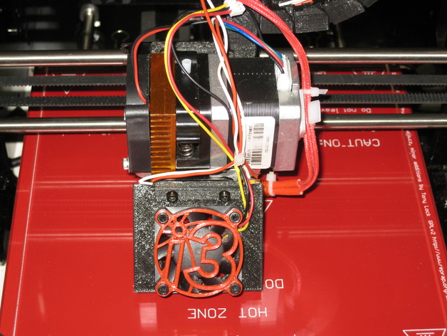 Geeetech Single Extruder Holder 40mm Fan Bracket and LED support
