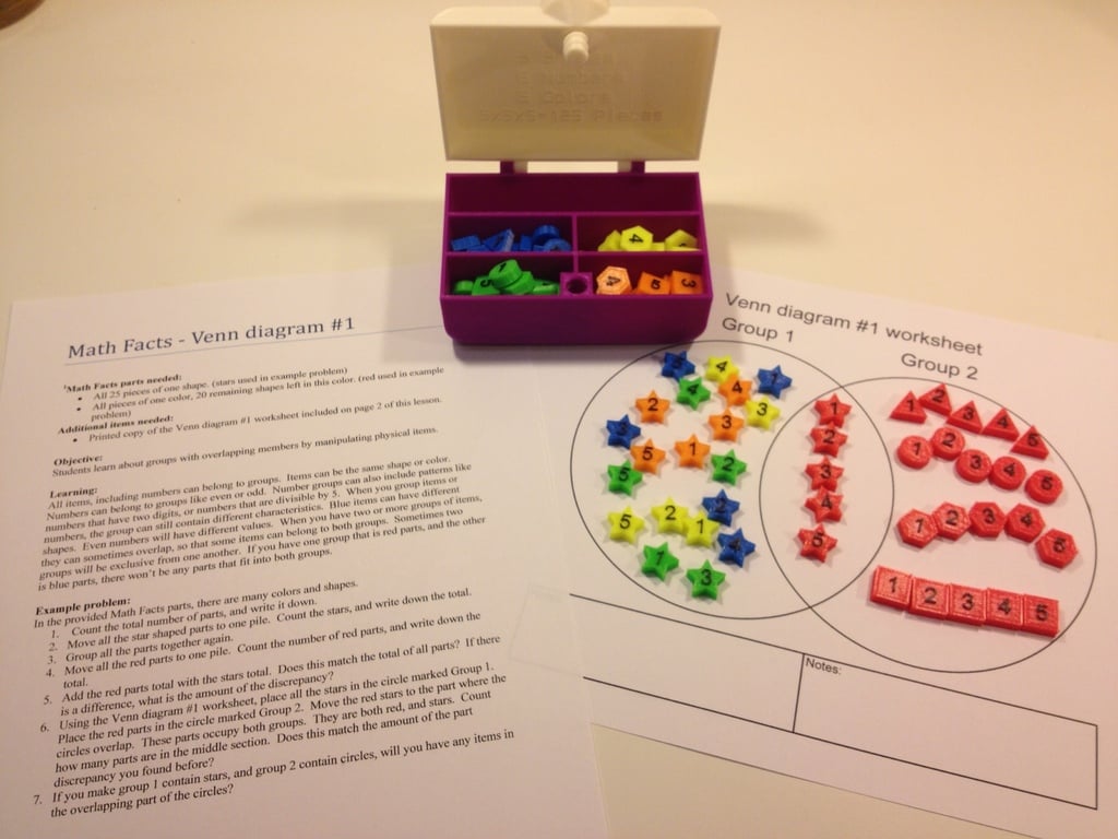 Math Facts - Numbers, Shapes, Colors