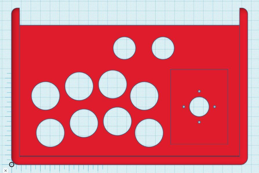 10 button control panel for Mini Arcade Machine