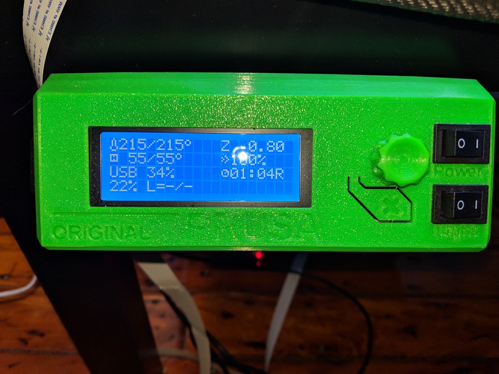 Prusa i3 Mk3 LCD Cover Mod With Multi Color