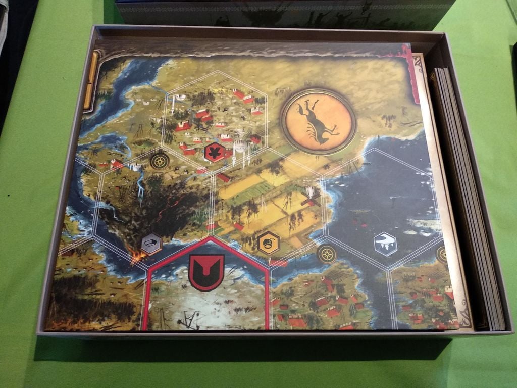 Scythe Organizer for Original Box (Contains All Expansions and Add-Ons)