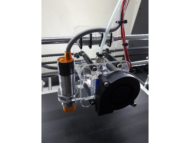 Simple Anet A8 Printer Head for E3D V6 Lasercut