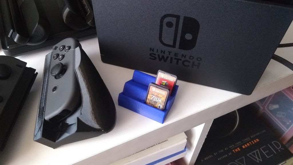Nintendo Switch game cartridge display stand