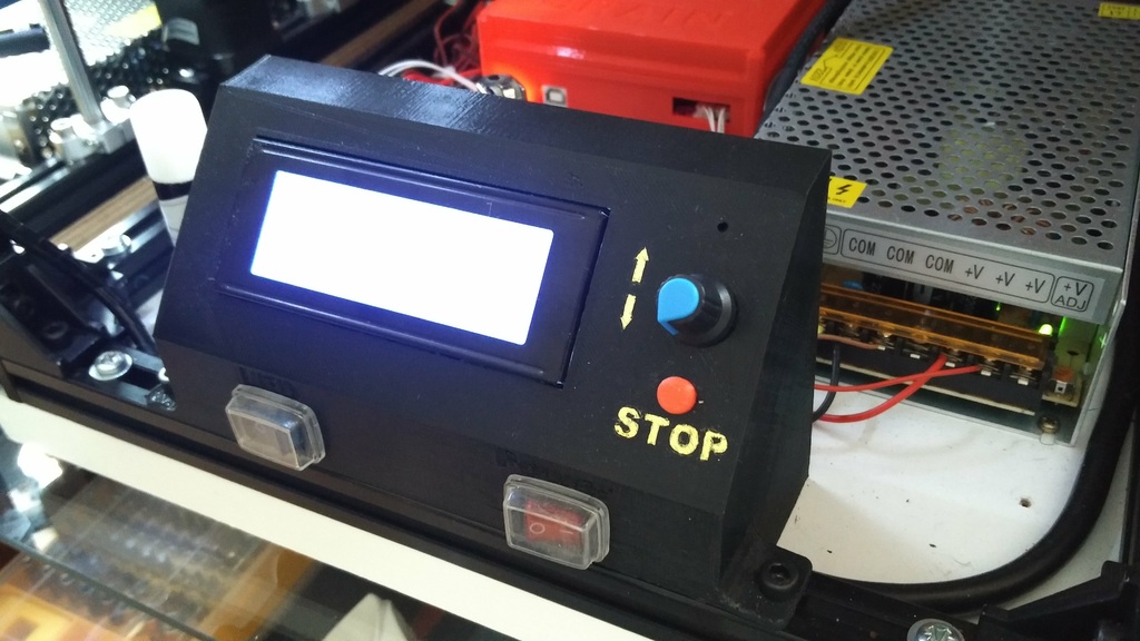 LCD Case Control Panel