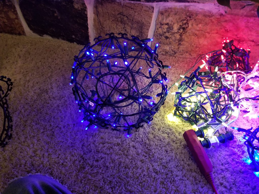 Large Light Ball, Christmas, Holiday, Decor