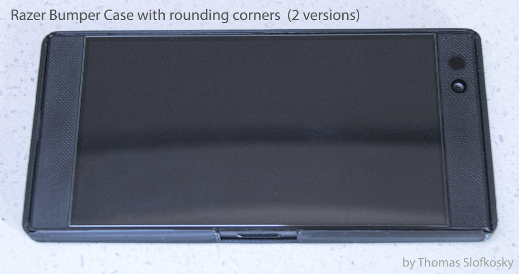 Razer Phone Bumper Case with Rounding Edges