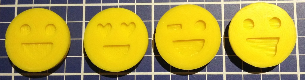 Large Flat Emoji Spinner Caps