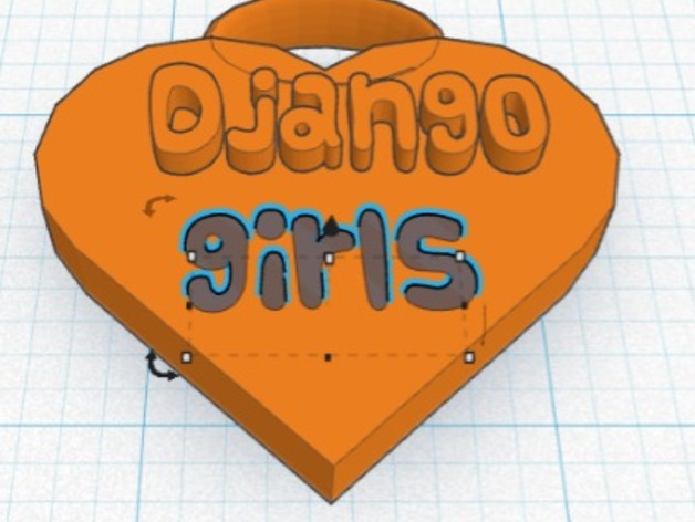 Django Girls 3D Heart