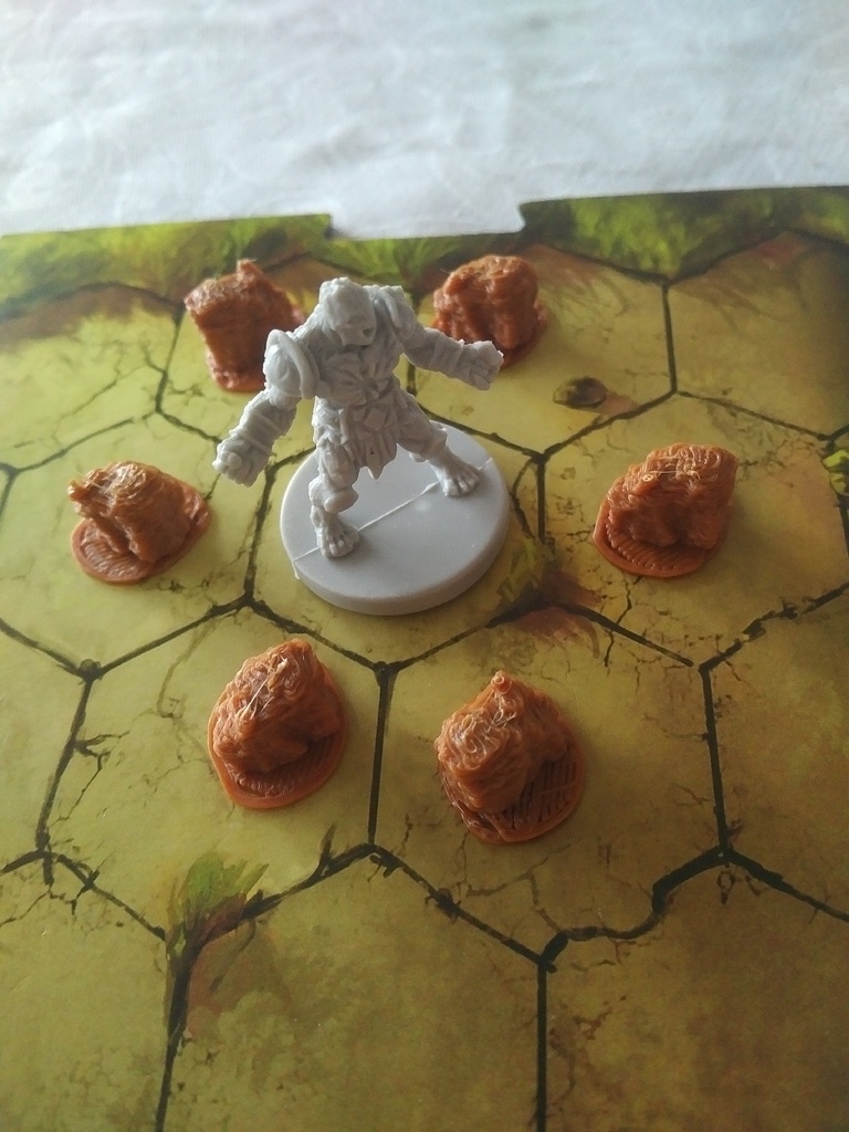 Cragheart Rock Obstacle for Gloomhaven