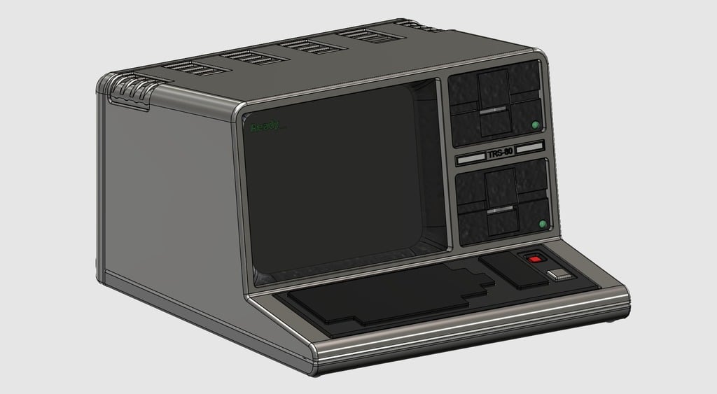 TRS-80 Raspberry Pi Case