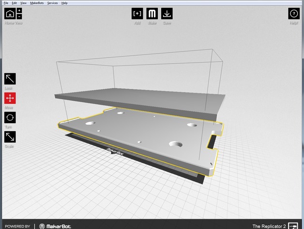 MakerBot AL and Glass Build Plate / Platform