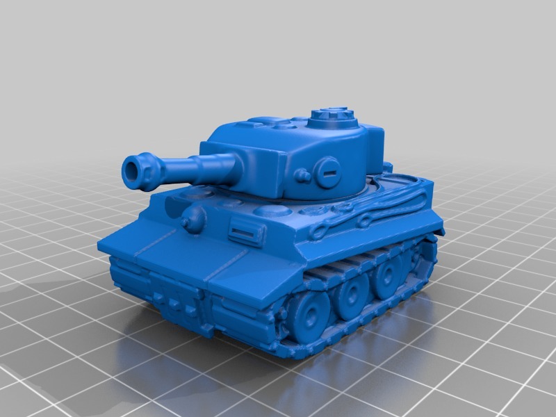 Tiger 1 - Chibi Tank
