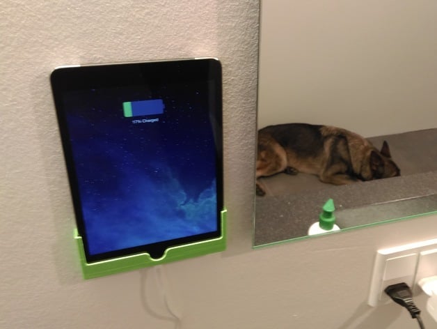 ipad+cover mini wall mount with changer cable