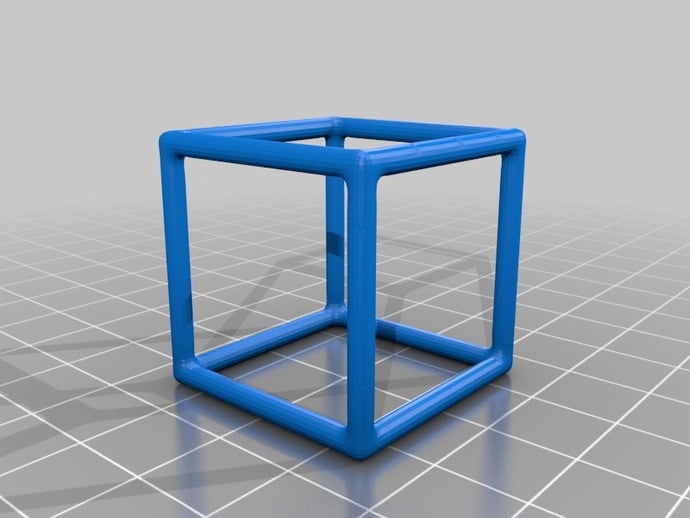 Wireframe cube