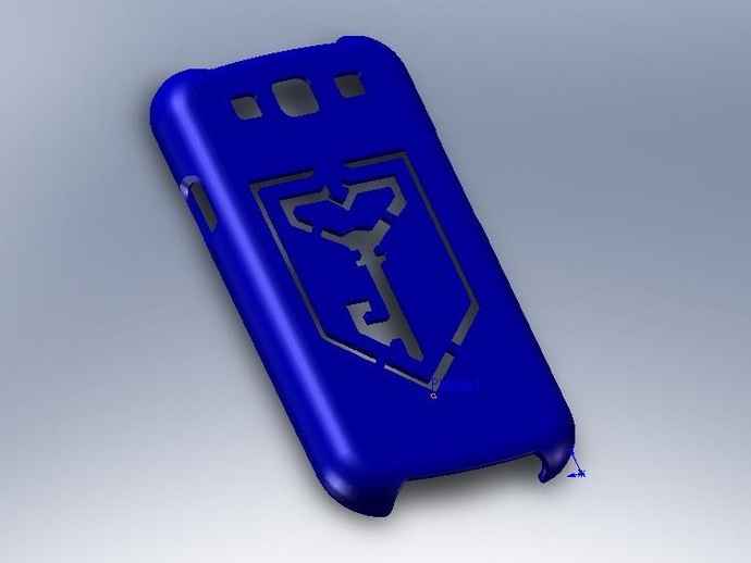 Galaxy s3 phone cover with Ingress Resistance Logo
