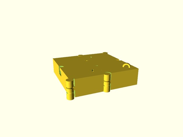 Square-Hexagon Hinged Dissection
